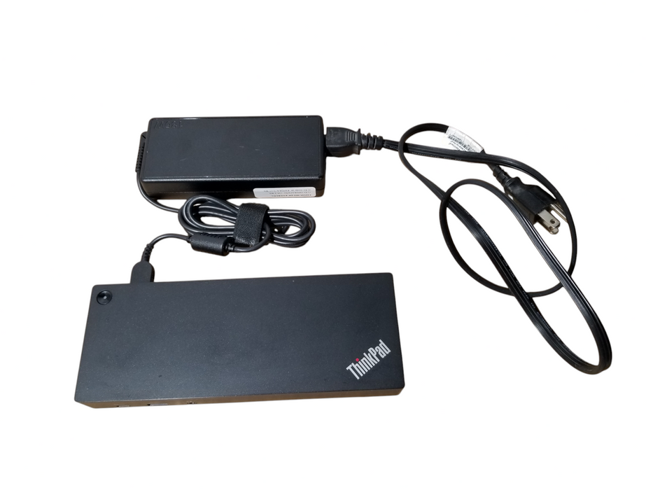Lenovo ThinkPad Hybrid 4K USB-C / USB-A Docking Station 40AF w/ Power Adapter