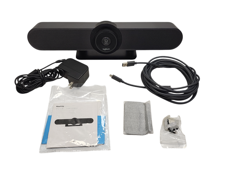 Logitech Meetup Camera and Speakerphone V-R0007 860-000525 READ $