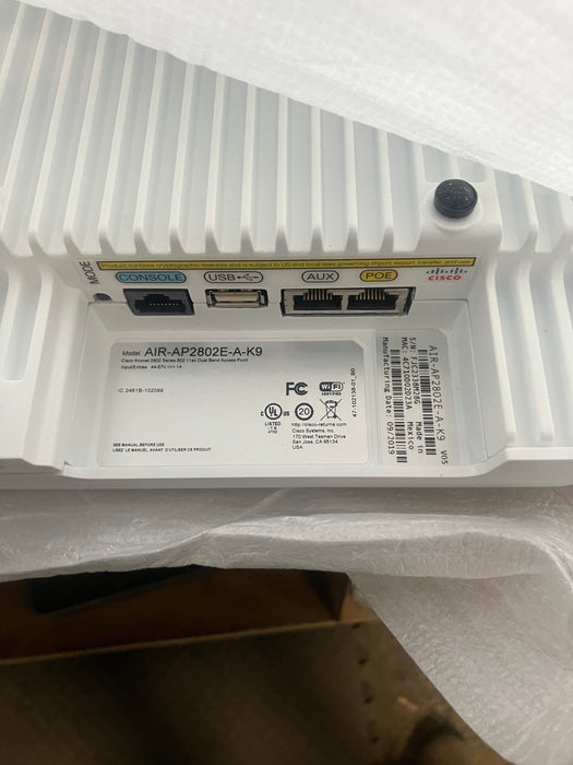 Cisco Aironet AIR-AP2802E-A-K9 802.11ac Dual Band Access Portal
