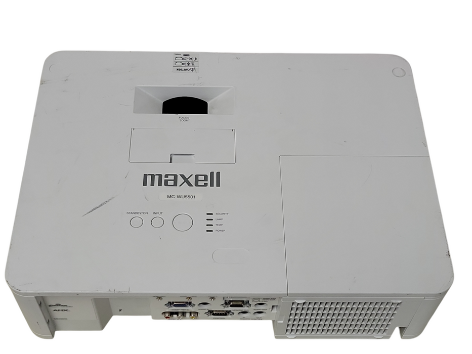 Maxell MC-WU5501 WUXGA 5000 Lumen HD projector, READ _