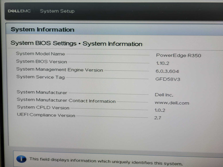 Dell PowerEdge R350 Rack Server, Intel Xeon E-2336 2.9GHz, 128GB, H345 2.5" !