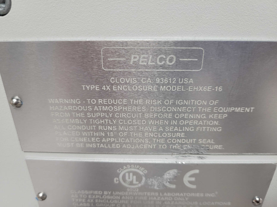 Pelco 4X Enclosure EHX6E-16 Outdoor Explosion Proof Camera Enclosure, READ Q_