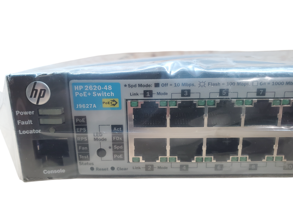 HP 2620-48 PoE+ Switch | J967A | 48-Port Ethernet Switch | New Open Box