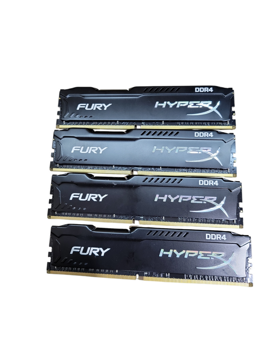 4x Kingston Fury HyperX 16GB DDR4 !