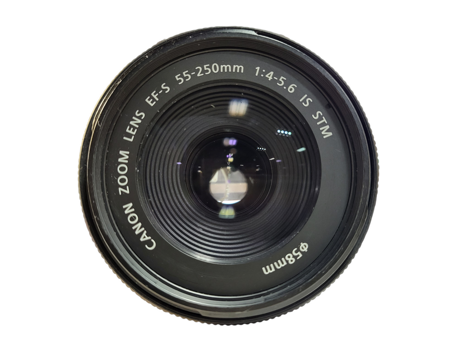 Canon EF-S 55-250mm f/4-5.6 IS STM Telephoto Zoom Lens READ $