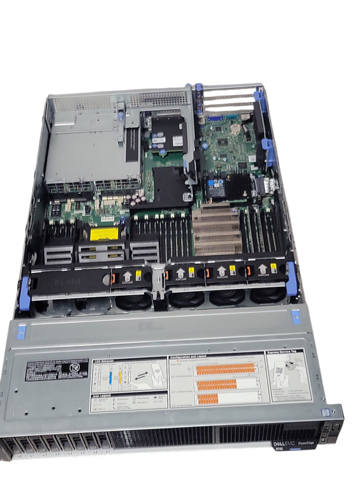 Dell PE R740, 1x Xeon silver 4110, 32GB, 4x 800GB SAS SSD + 4x 2TB SAS, SEE _