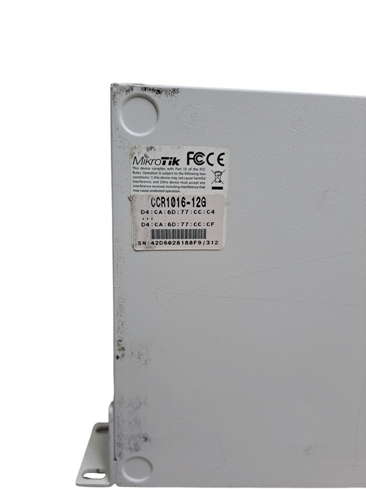 Mikrotik CCR1016-12G 12-Port Gigabit Wired Router *READ* )