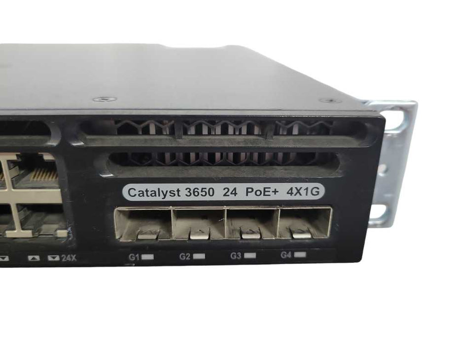 Cisco WS-C3650-24PS-S | 24-Port Gigabit PoE+ | 4x SFP Network Switch !