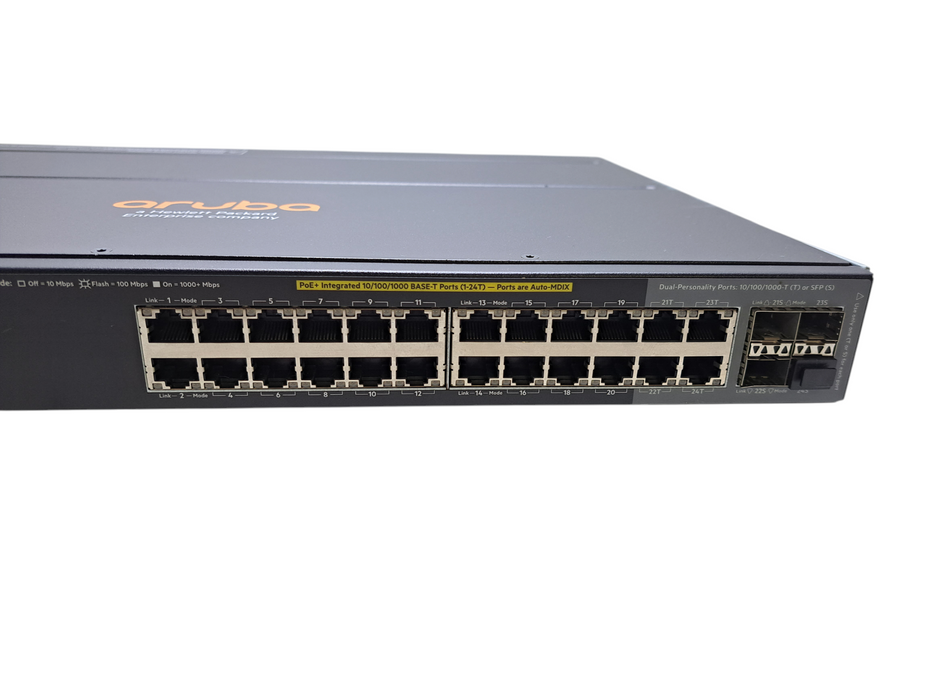 Aruba 2920-24G PoE+ J9727A | 24-Port Gigabit PoE+ Managed Switch )