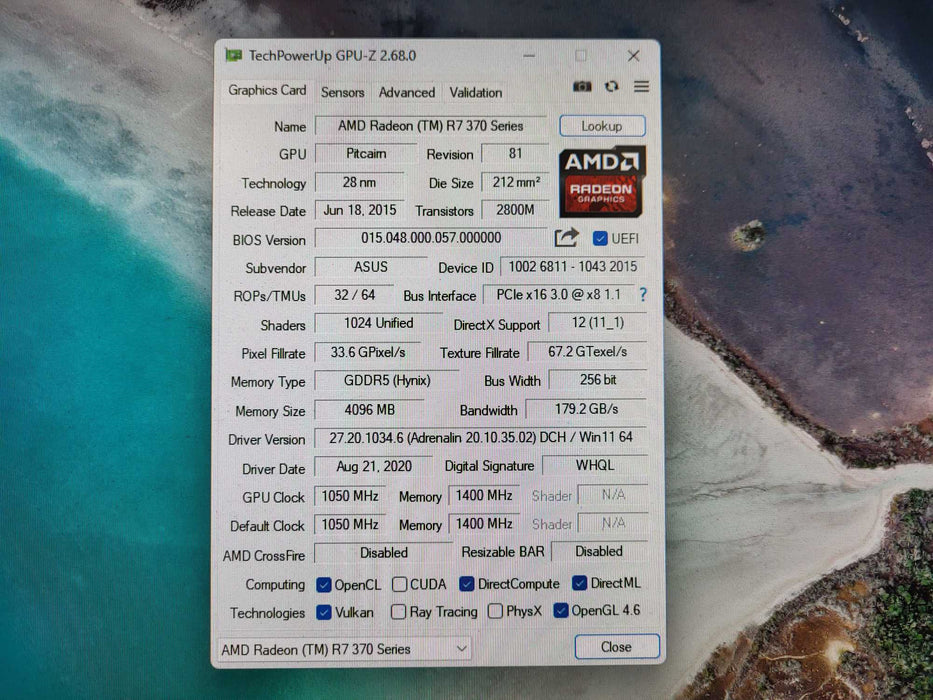 ASUS Radeon STRIX-R7370-DC20C-4GD5-Gaming Graphic Card $