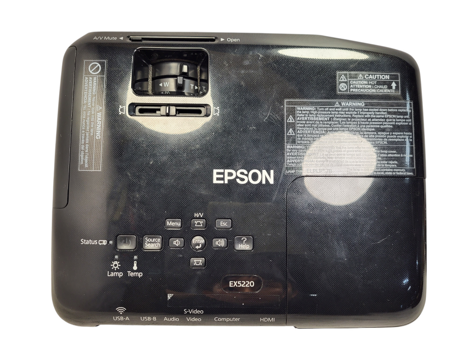 Epson EX5220 3LCD Projector HD 1080i HDMI Lamp hour: 1449h No Remote $
