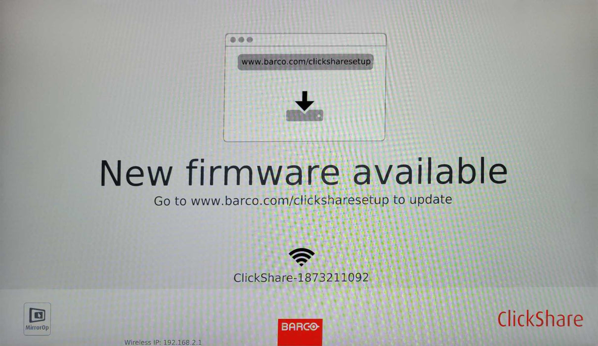 Barco Clickshare CSE-200+  with 2x R9861500D01 buttons _