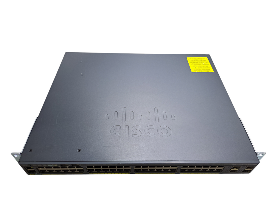 Cisco WS-C2960X-48LPS-L V06 | 48-Port Gigabit PoE+ 370W Switch | 4x SFP Q