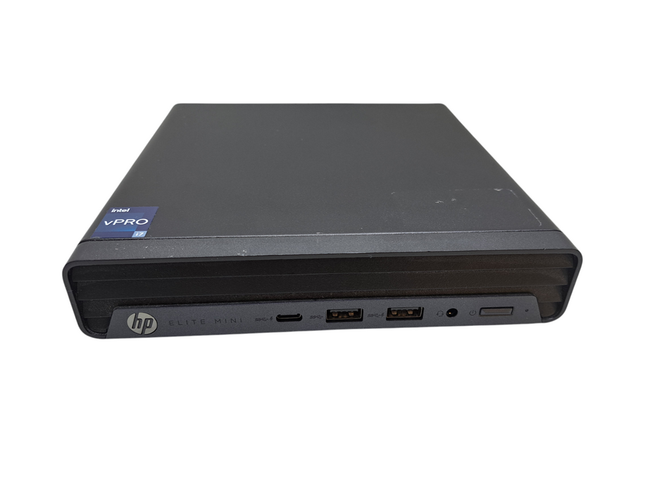 HP Elite Mini 800 G9 Desktop | Intel Core i7-12700T, 16GB DDR5, 256GB NVMe )