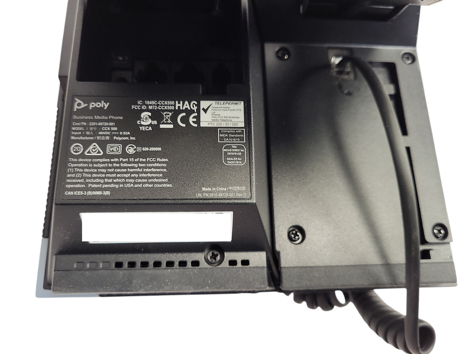 Poly CCX 500 VoIP Teams Skype HD Voice Business Media Phone Q$