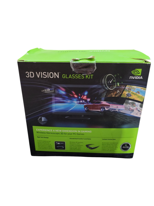 NVIDIA Wireless 3D Vision Stereo Glasses Kit Open Box !