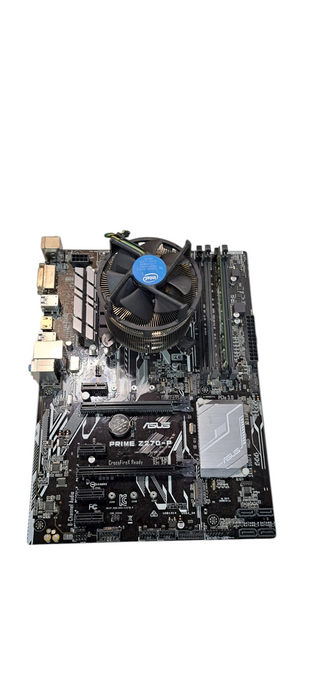 ASUS Prime Z270-P Motherboard W/ i7 7700k CPU & 4GB DDR4|| NO Shield/Plate