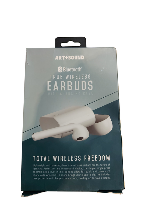 Art+Sound True Wireless Earbuds With Charging Case Bluetooth