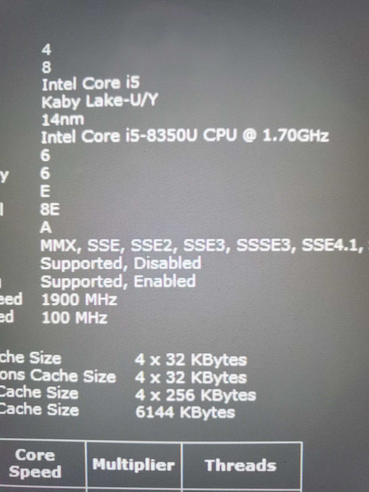 Dell Latitude 7390 2-in-1 13.3" i5-8350U 1.70 GHz 16 GB RAM 256GB NVME  Lap200