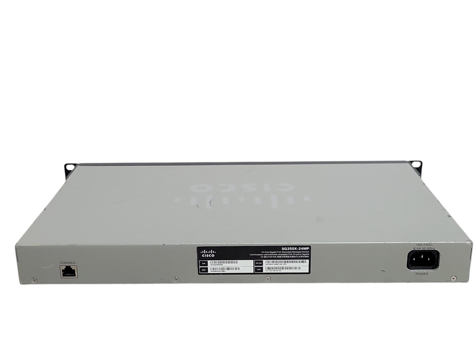 Cisco SG350X-24MP 24-Port gigabit poE Stackable Managed Switch _
