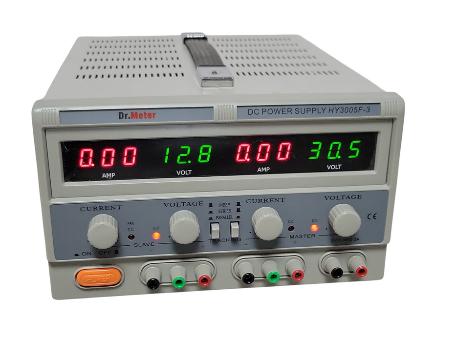 Dr.Meter DC Power Supply HY3005F-3 60V Maximum Voltage with 5V Fixed output _