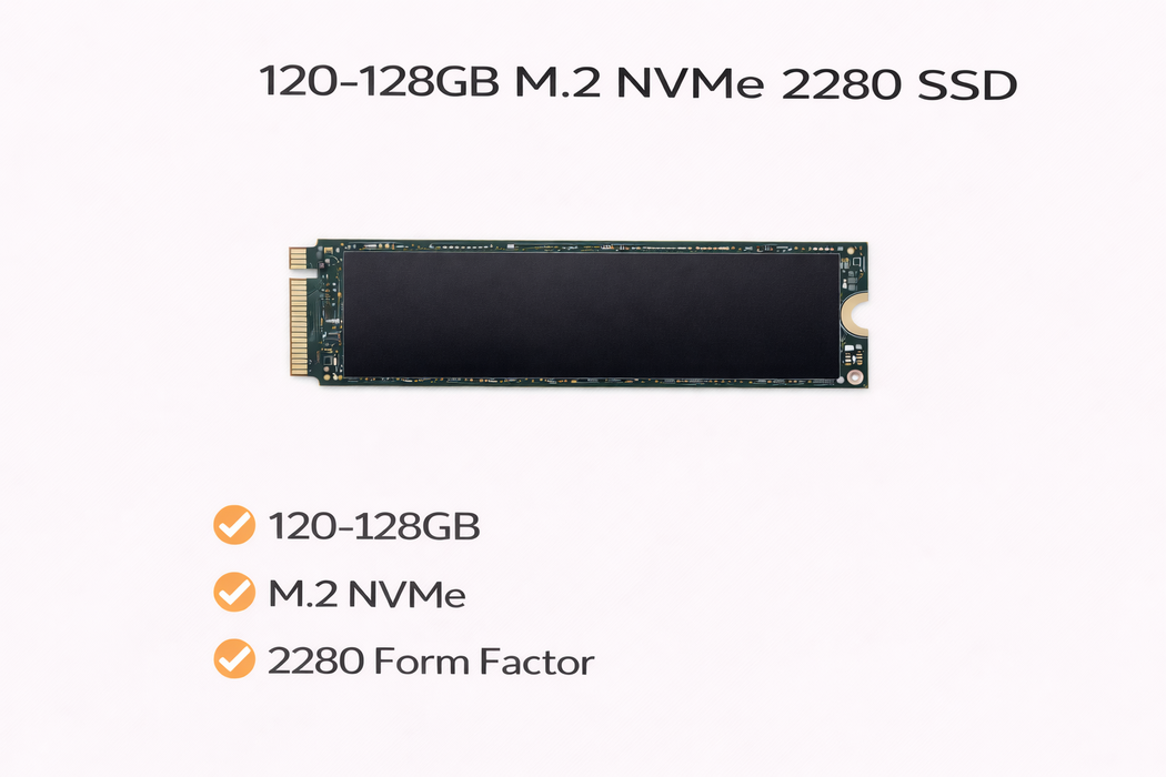 120-128GB m.2 NVMe 2280 SSD | Mixed Brands Q&