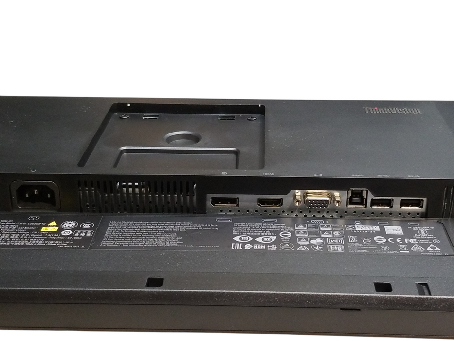 Lenovo ThinkVision T23i-20 23" 1080p 60Hz HDMI DP VGA Monitor w/ Stand