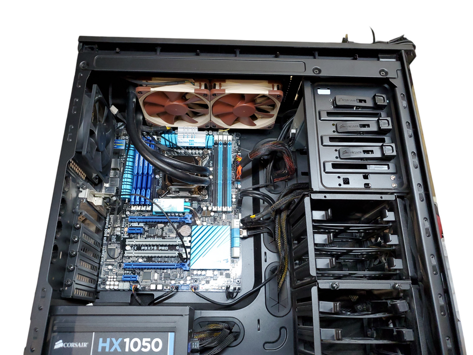 Custom Desktop Asus P9X79 PRO I7-3930K 3.20GHz 32GB Ram No HDD