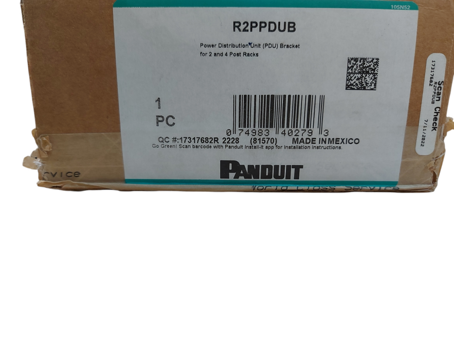 Panduit Power Distribution Unit Mounting Bracket | R2PPDUB