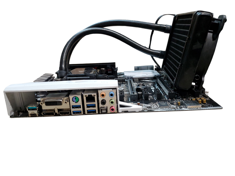 Asus prime Z270-A Motherboard with i7-7700K, 32GB DDR4, Water Cooler, IO Shield Q