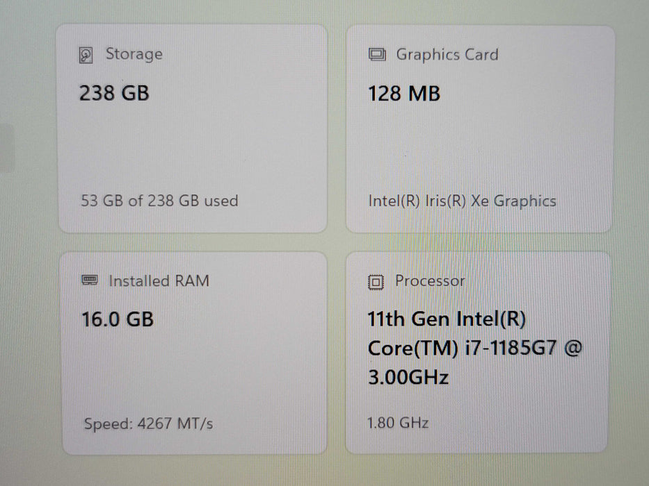 Dell Latitude 7420 Aluminum i7-1185G7 16GB DDR4 256GB NVMe β Lap200