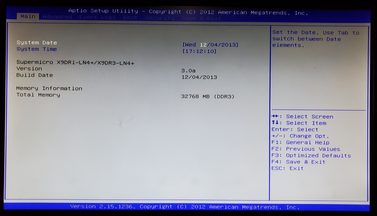 Supermicro X9DR3-LN4F+ Motherboard 2x Xeon E5-2630 0 32GB DDR3 + I/O Shield