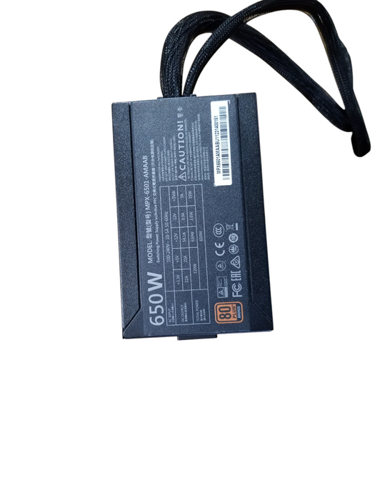 MSI MAG A650GL Gaming Power Supply - Full Modular - 80 Plus Gold Certified