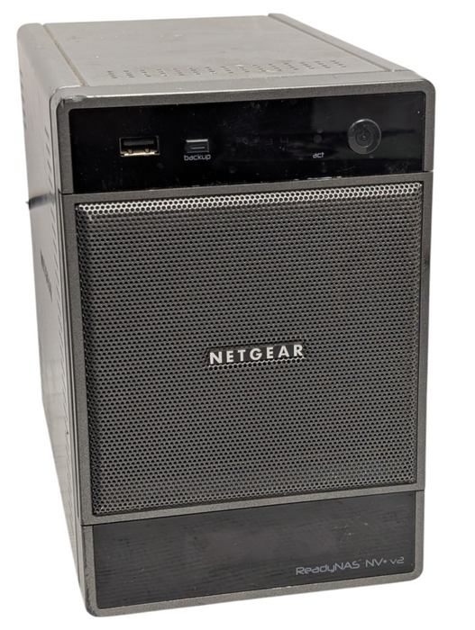 Netgear ReadyNAS NV+ v2 RND-4B 4 Bay NAS NO HDDs  -