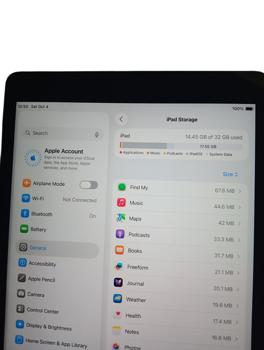 Apple iPad 8th Gen - 32GB - Space Gray [A2270]