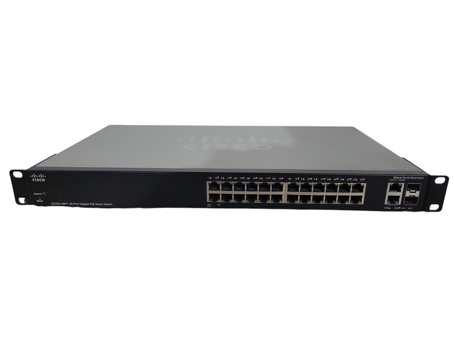 CISCO SG200-26FP 26-Port Gigabit PoE Smart Switch !