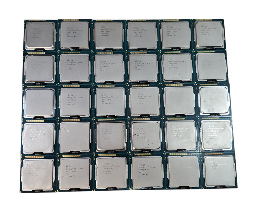 Lot of 155x, 2nd to 4th Gen i-series Desktop CPUs (CPU24-64)
