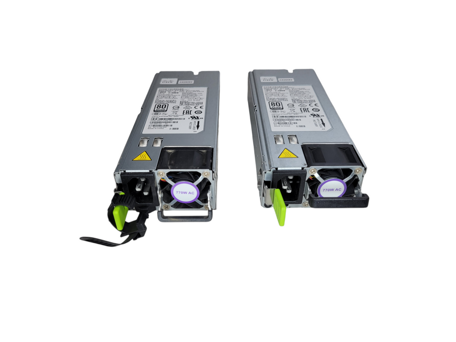 Lot of 2x - Cisco 700-014160-0000 77W SWITCHING SERVER POWER SUPPLY %
