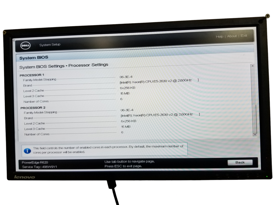 DELL PowerEdge R620 2x Intel Xeon E5-2630 v2 64GB DDR3 6-Bay 2.5" Perc-H710