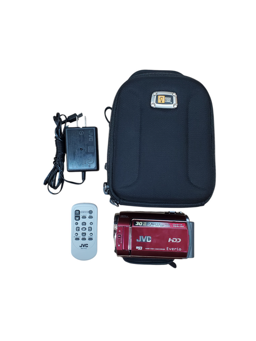 JVC Everia Hard Disc Camcorder GZ-MG330RU w/ Battery & Case