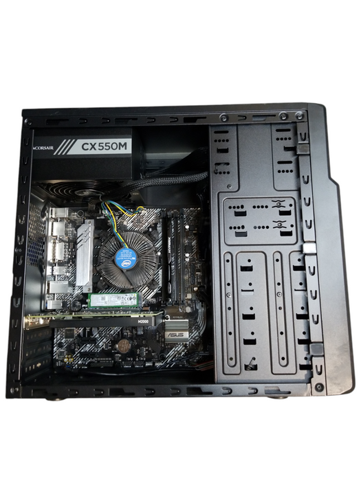 Custom Pc w/ Asus B460M-A Intel i5-10400 CPU 16GB RAM 256GB NVMe M2000