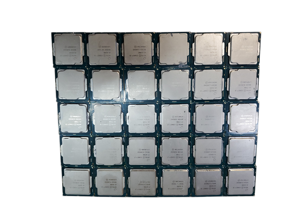 Lot of 60x, 6th to 9th Gen i-series Desktop CPUs (CPU69-42)