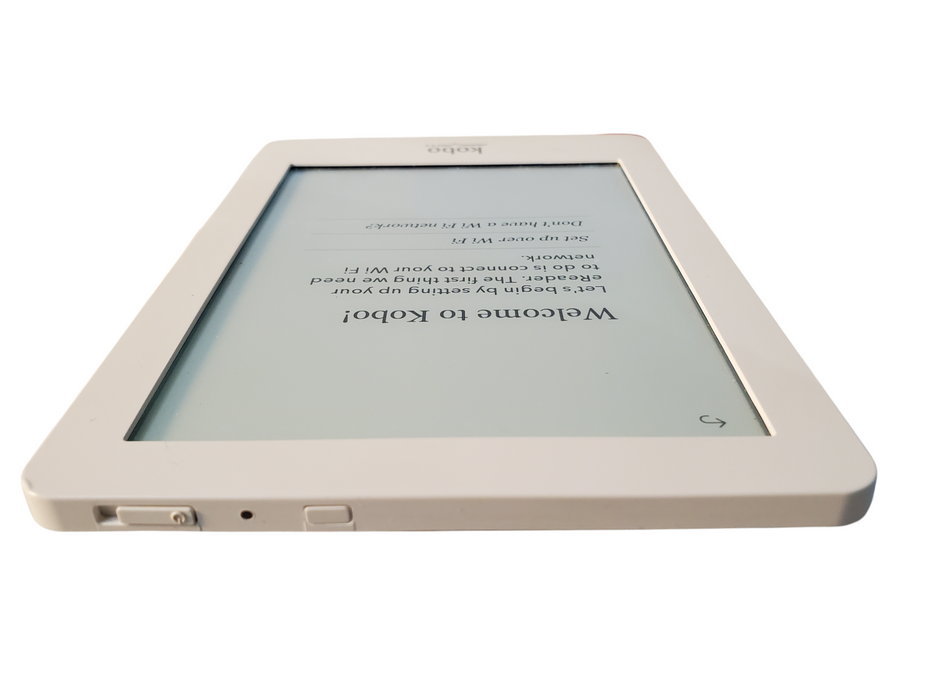 Kobo Glo 2GB, Wi-Fi, 6in eBook e-Reader- N613 - WHITE