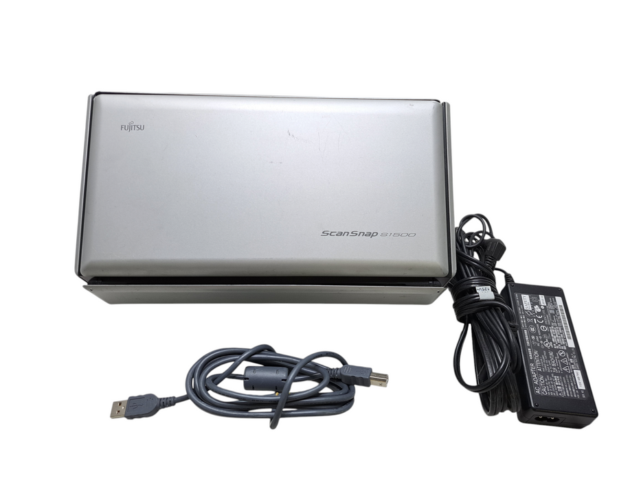 Fujitsu ScanSnap S1500 PA03586-B012 Document Scanner w/ PWR & USB Cable )