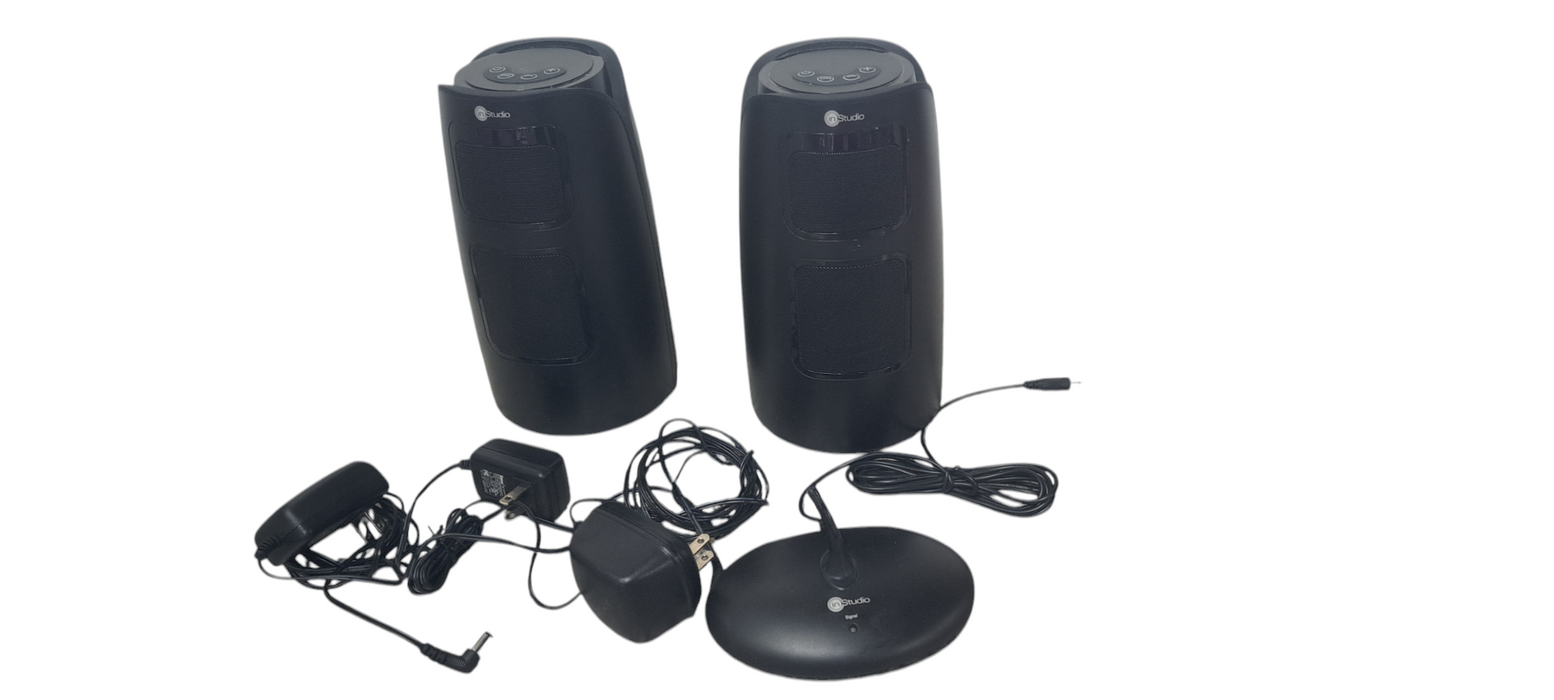 InStudio Fiji 900MHz Wireless Indoor/Outdoor Speakers Model 4016029R