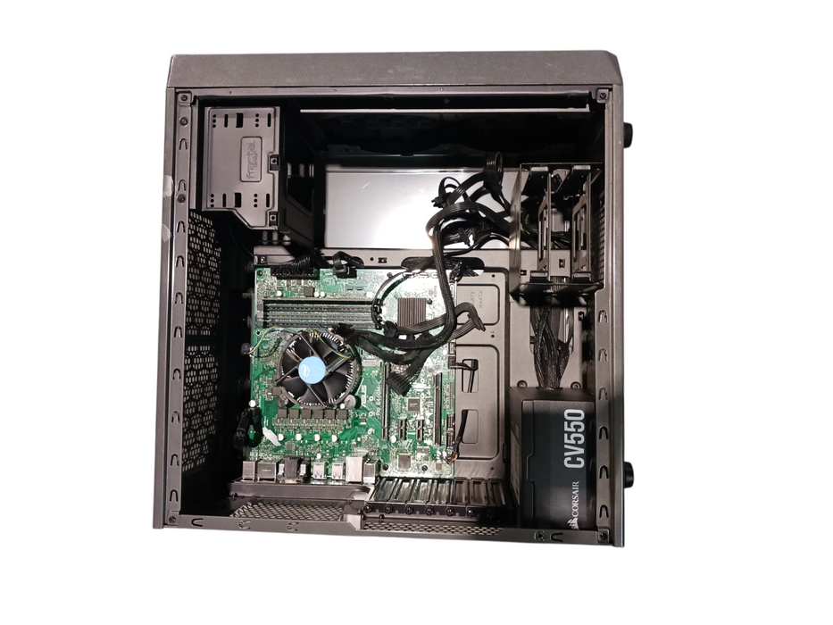 Custom Tower PC Intel i7-10700k @4.1Ghz Asus Pro B460M-C 16GB DDR4 No HDD