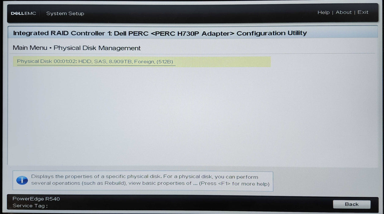 Dell PE R540 2U 12x3.5", Xeon Gold 5118, 32GB DDR4, 1x10TB SAS, H730P