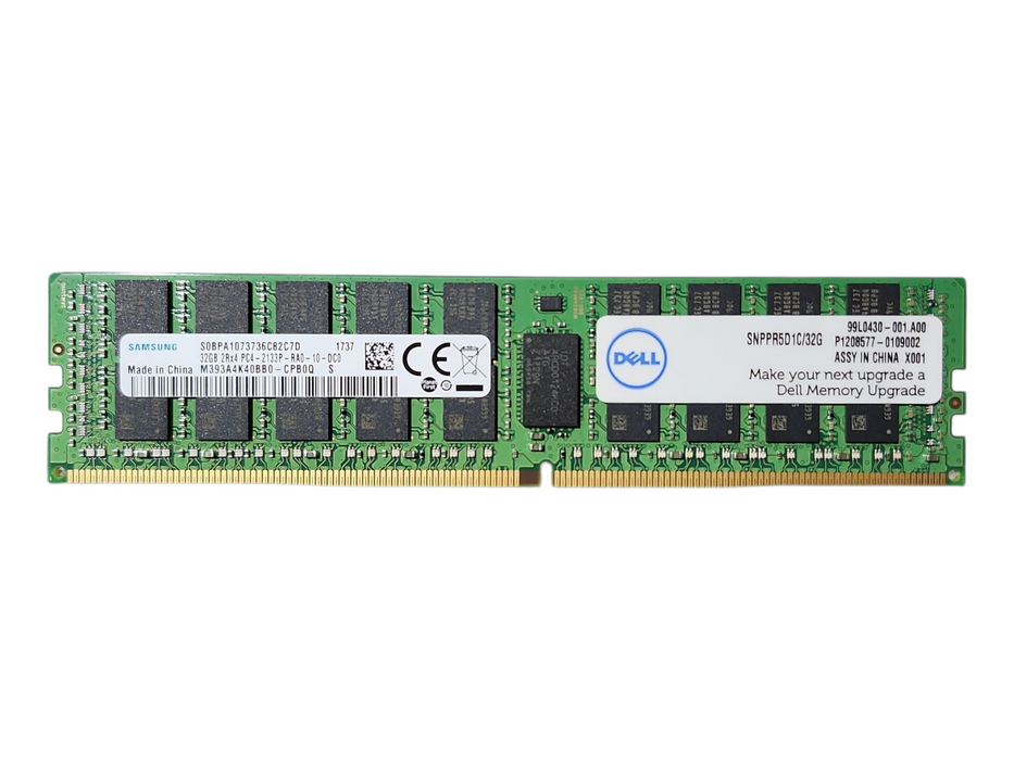 Samsung 32GB 2Rx4 PC4-2133P-RA0, DDR4, Server Memory Q