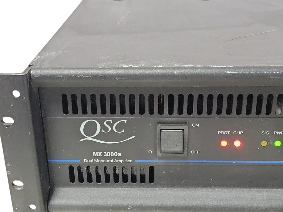 QSC MX 3000a Dual Monaural Amplifier, READ _