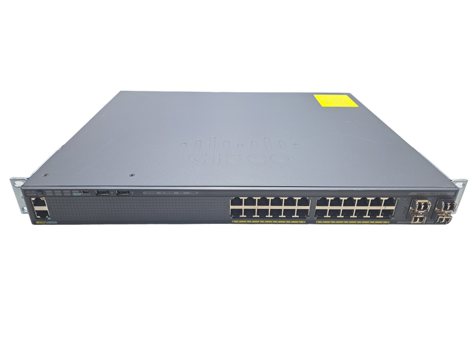 Cisco WS-C2960X-24PS-L V05 | 24-Port Gigabit PoE+ 370W Switch | 4x SFP